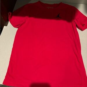 Jordan red youth t shirt
